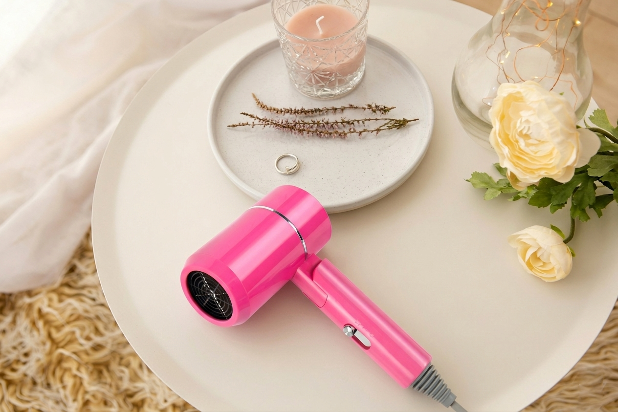 Hair dryer product closeup